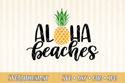 Aloha beaches SVG cut files