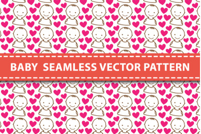 Baby Seamless Vector Pattern