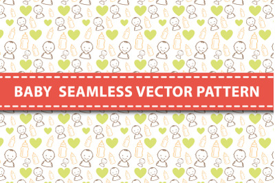 Baby Seamless Vector Pattern
