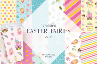 Easter Fairies Papers