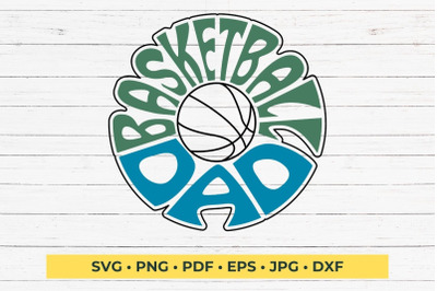 Basketball dad SVG cut file, Typography design