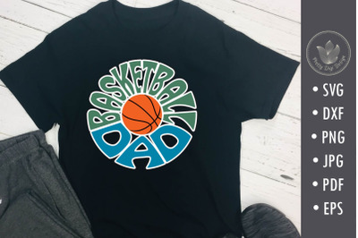 Basketball dad SVG cut file, Typography design