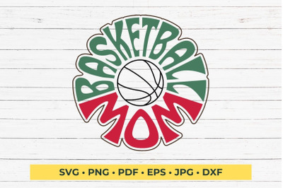 Basketball mom SVG cut file, Typography design