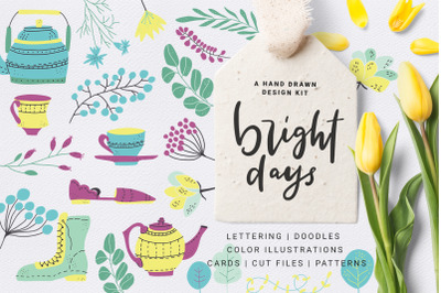 Bright Days - spring design kit