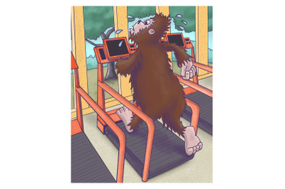 Bigfoot on the Treadmill