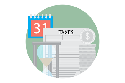 Tax day icon