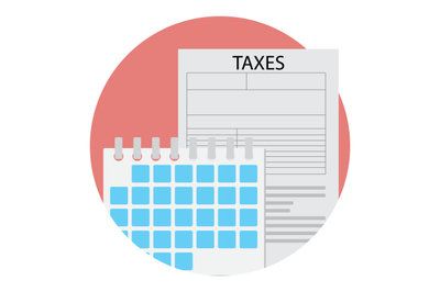 Tax time day icon