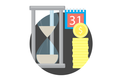 Time money icon