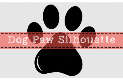 Dog Paw Silhouette