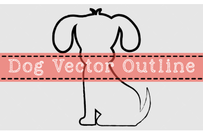 Dog Vector Outline