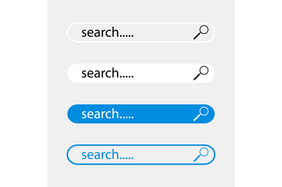 Search bar interface website