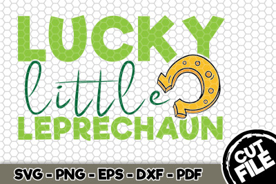 Lucky Little Leprechaun SVG Cut File n153