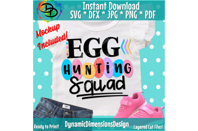 Egg Hunting Squad&2C; Easter Egg SVG&2C; Easter svg&2C; Easter shirt&2C; Easter Tr