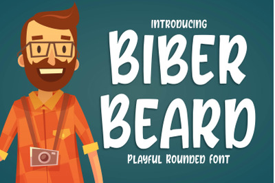 Biber Beard - Playful Rounded Font