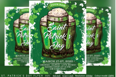 St. Patrick&#039;s Day Flyer And Poster