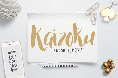 Kaizoku Brush Font