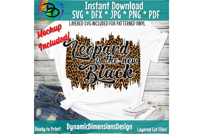 LEOPARD is the new BLACK, Fashionista, Sassy, Sarcastic, Sarcasm,  Pri