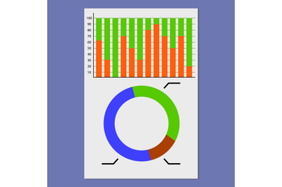 Document financial infographic