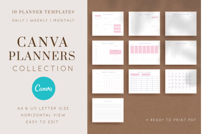 Editable CANVA PLANNERS Collection