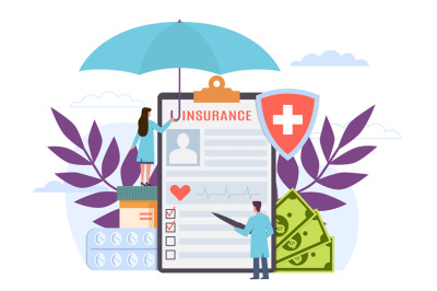 Health insurance. Healthcare&2C; finance and medical service&2C; drugs cost