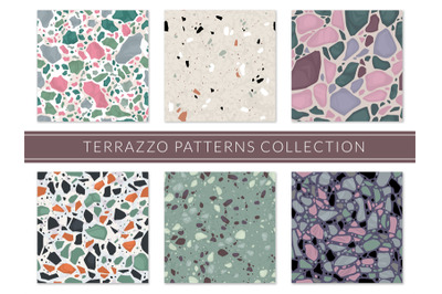 Terrazzo pattern. Veneziano composite texture italian mosaic, granite