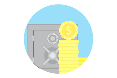 Accrued interest vector icon