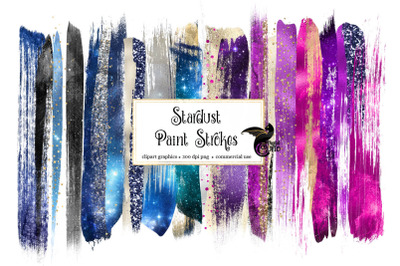 Stardust Brush Strokes Clipart