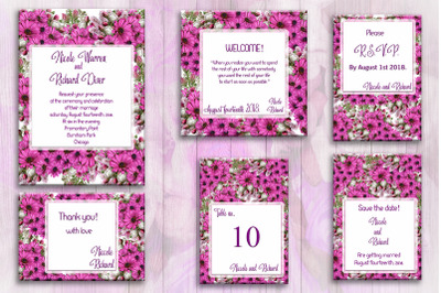 Purple Floral Wedding Cards, invitation cards,wedding
