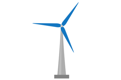 Wind mill vector