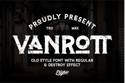 Vanrott - Old Style Font