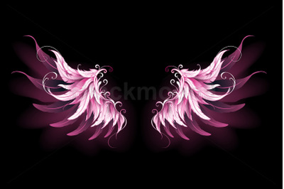 Pink Angel Wings