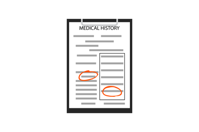 Medical history vector