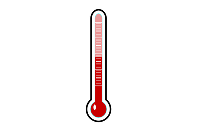 Thermometer template vector