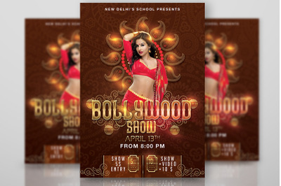 Bollywood Dancing School Show Flyer