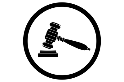 Gavel icon black