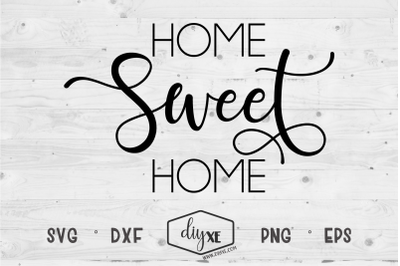 Free Free 289 Horizontal Home Sweet Home Svg SVG PNG EPS DXF File