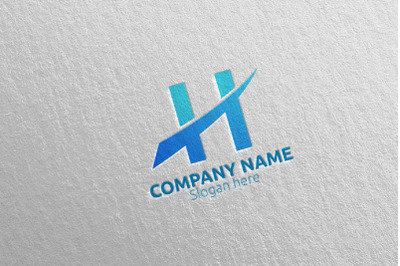 Letter H Logo Design 36