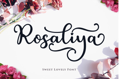 Rosaliya script&nbsp;