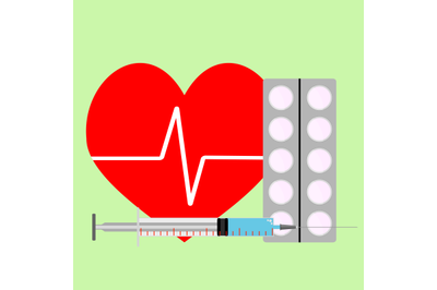 Medicine for stimulation of heart vector