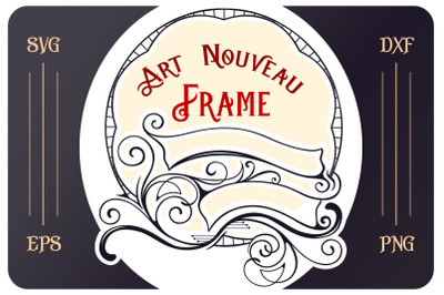 Art Nouveau SVG cut file