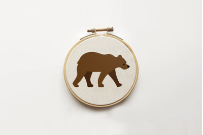 Walking Bear | SVG | PNG | DXF | EPS