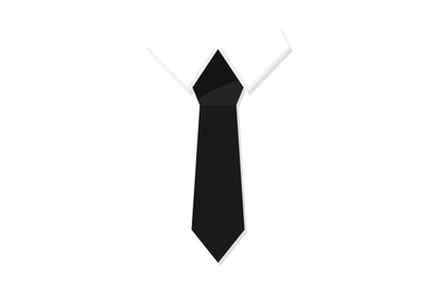 Business dress code and confident, ties on white background