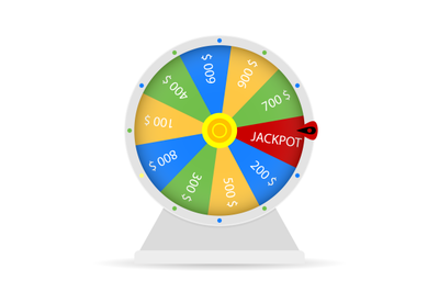 Jackpot win in wheel fortune lottery