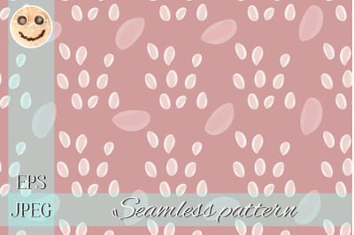 Abstract beige nude grains on the pink seamless pattern