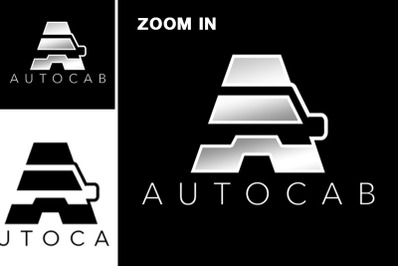 Logo A Letter Auto Cab