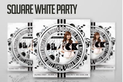 Square White Party
