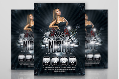 Vip Night Flyer Party Template