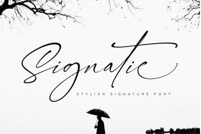 Signatie | Stylish Signature Font