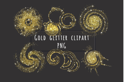 Gold glitter clipart png. Sparkling shiny pattern