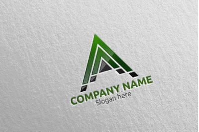 Arrow Letter A Logo Design 80